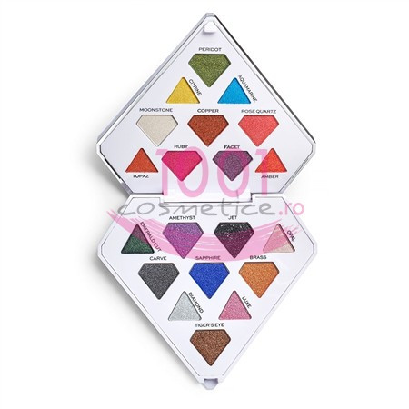 MAKEUP REVOLUTION I HEART REVOLUTION DIAMOND BRIGHT PALETA 20 FARDURI DE PLEOAPE - 2 | YEO