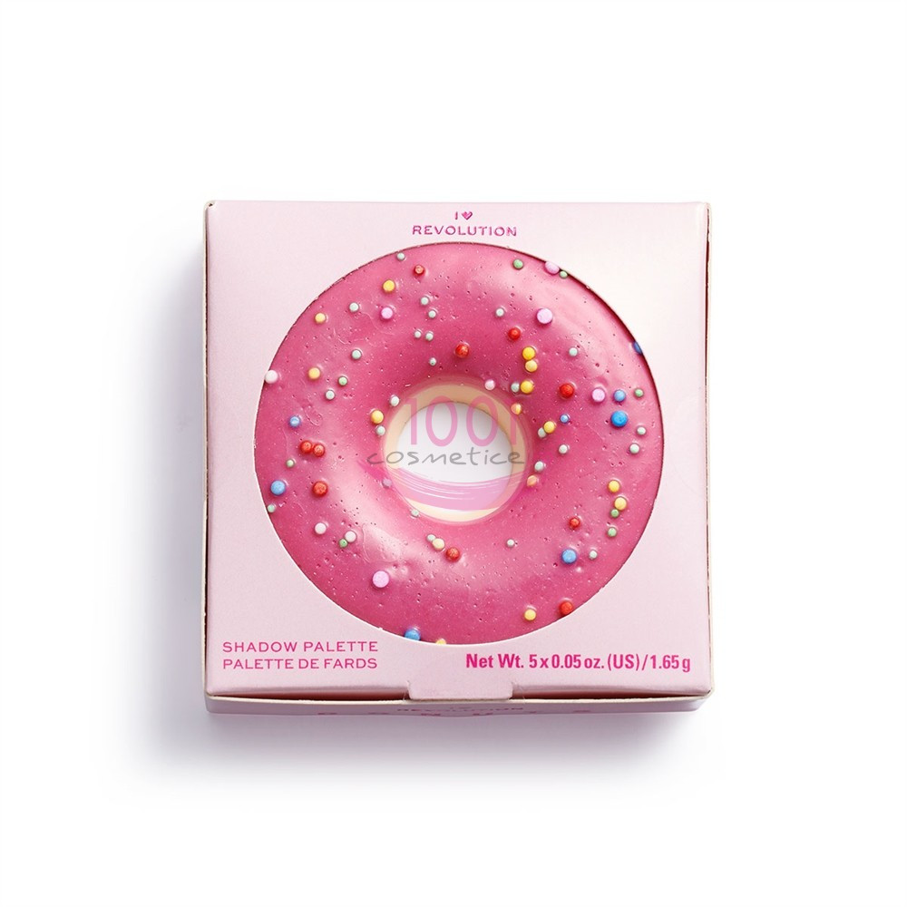 MAKEUP REVOLUTION I HEART REVOLUTION DONUTS RASPBERRY ICING PALETA 5 FARDURI DE PLEOAPE - 1 | YEO