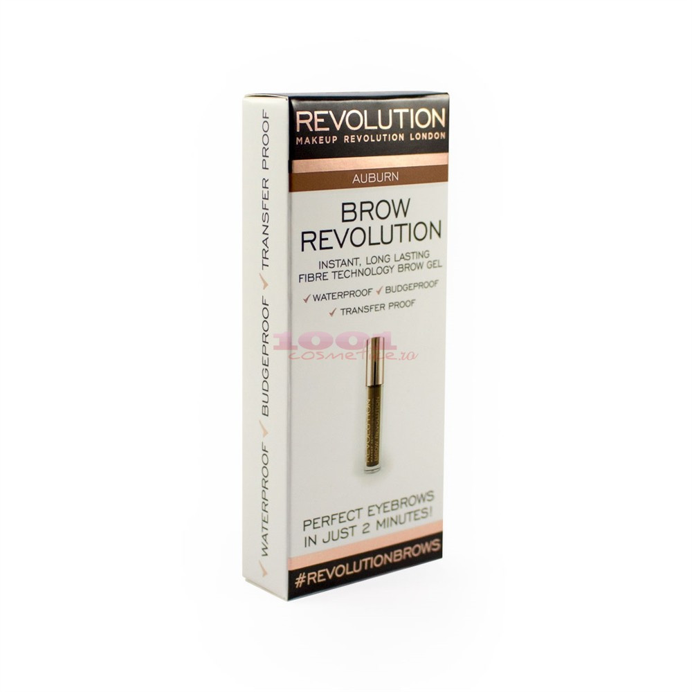 MAKEUP REVOLUTION LONDON BROW REVOLUTION GEL PENTRU SPRANCENE AUBURN - 2 | YEO