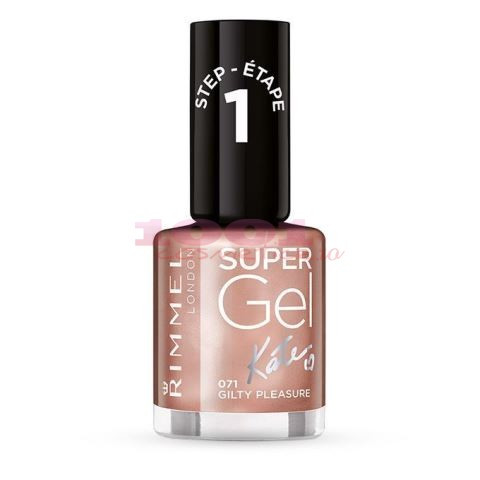 RIMMEL LONDON SUPER GEL KATE MOSS LAC DE UNGHII GUILTY PLEASURE 071