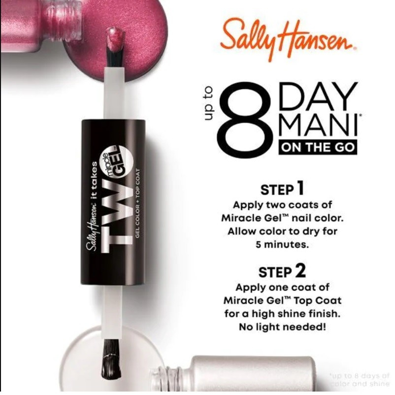 SALLY HANSEN MIRACLE GEL IT TAKES TWO SATURN IT UP! 930 - 1 | YEO