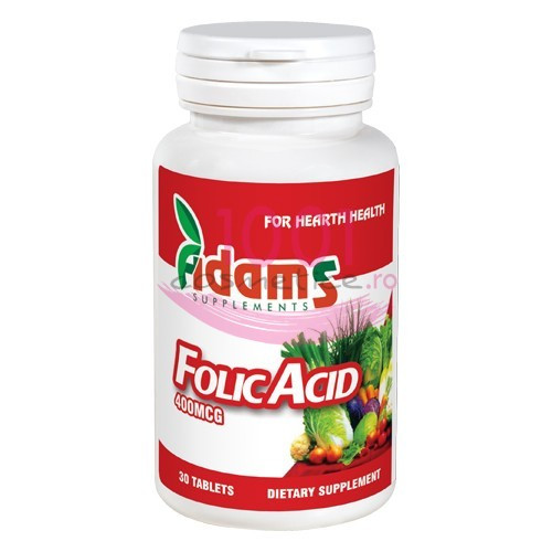 ADAMS SUPPLEMENTS FOLIC ACID 400 MG CUTIE 120 TABLETE