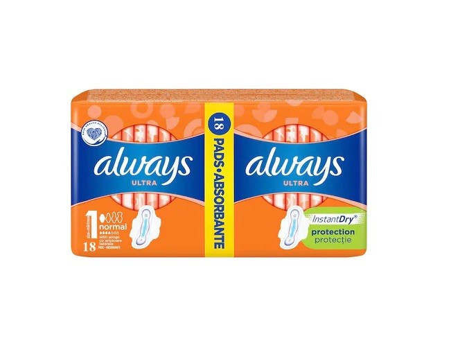 ALWAYS ULTRA NORMAL ABSORBANTE 18 BUCATI