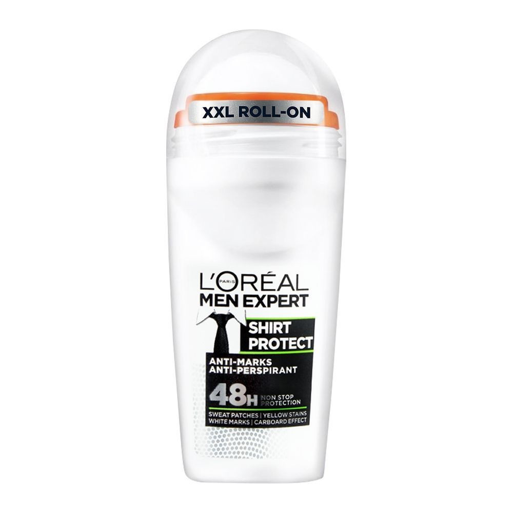 LOreal Antiperspirant 48H shirt protect Loreal Men Expert roll on