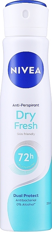 1001cosmetice.ro Antiperspirant spray, Dry fresh 72h, Nivea, 200 ml
