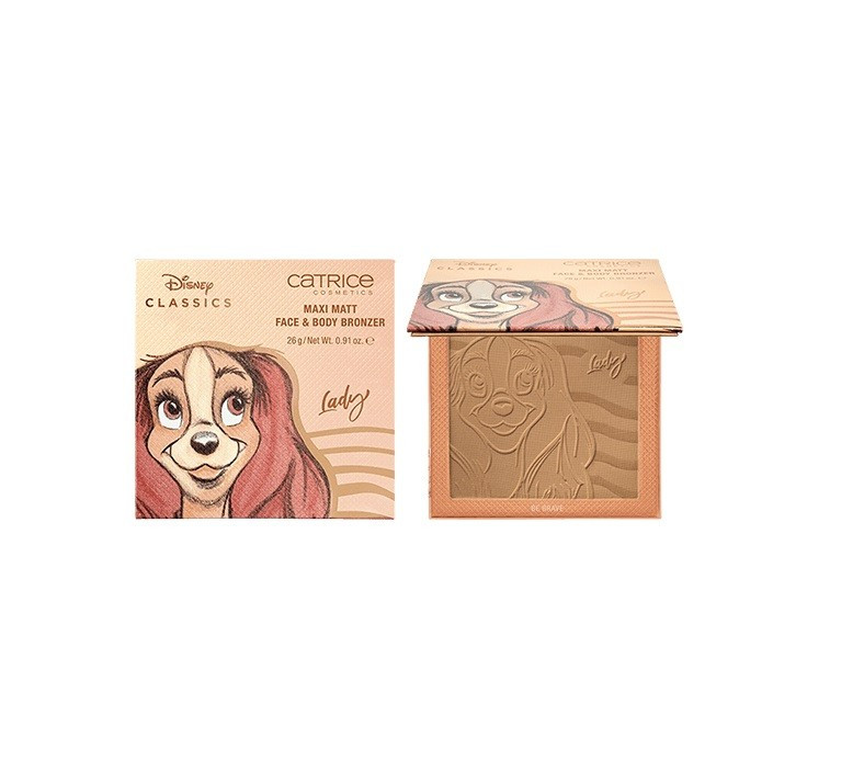 CATRICE DISNEY CLASSICS LADY MAXI MATT FACE BODY BRONZER BE BRAVE 020 - 1 | YEO