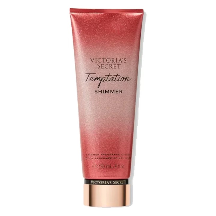 spray de corp cu sclipici victoria secret Crema de corp cu sclipici, Temptation shimmer, Victoria's Secret, 236 ml