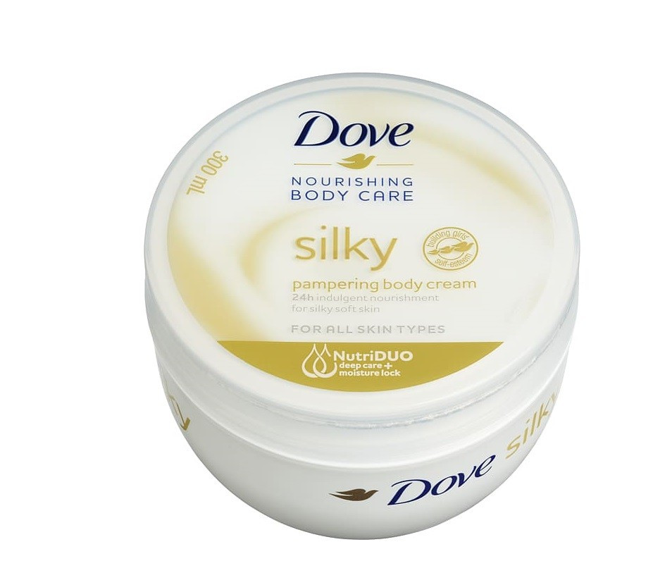 DOVE CREMA DE CORP SILKY NOURISHING 300 ML