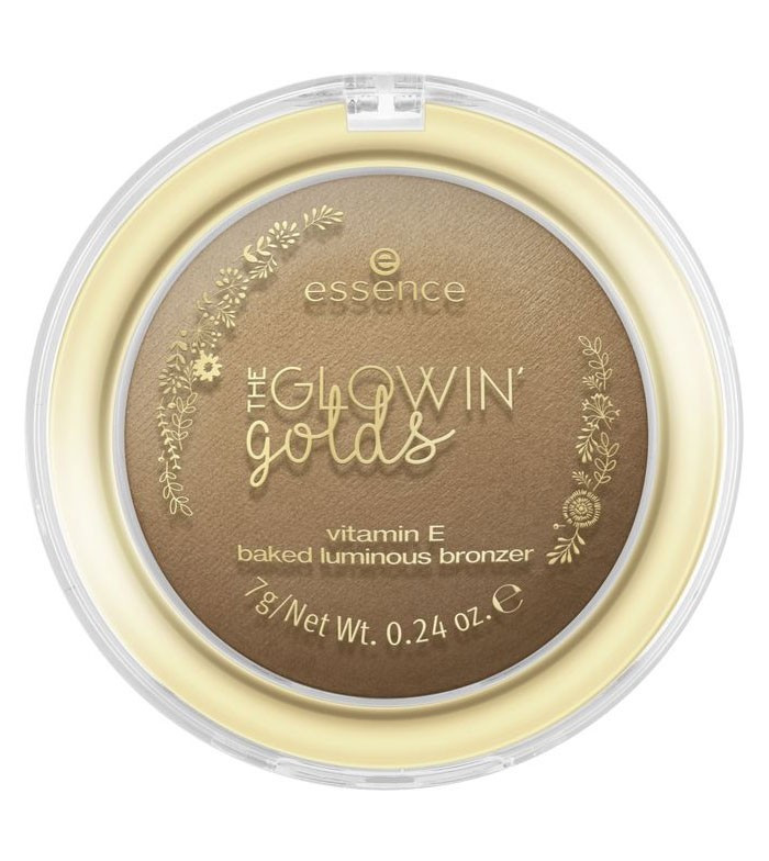 ESSENCE THE GLOWIN GOLDS BAKED LUMINOUS BRONZER AUTOBRONZANT CU EFECT DE ILUMINARE GOOD AS GOLD 02