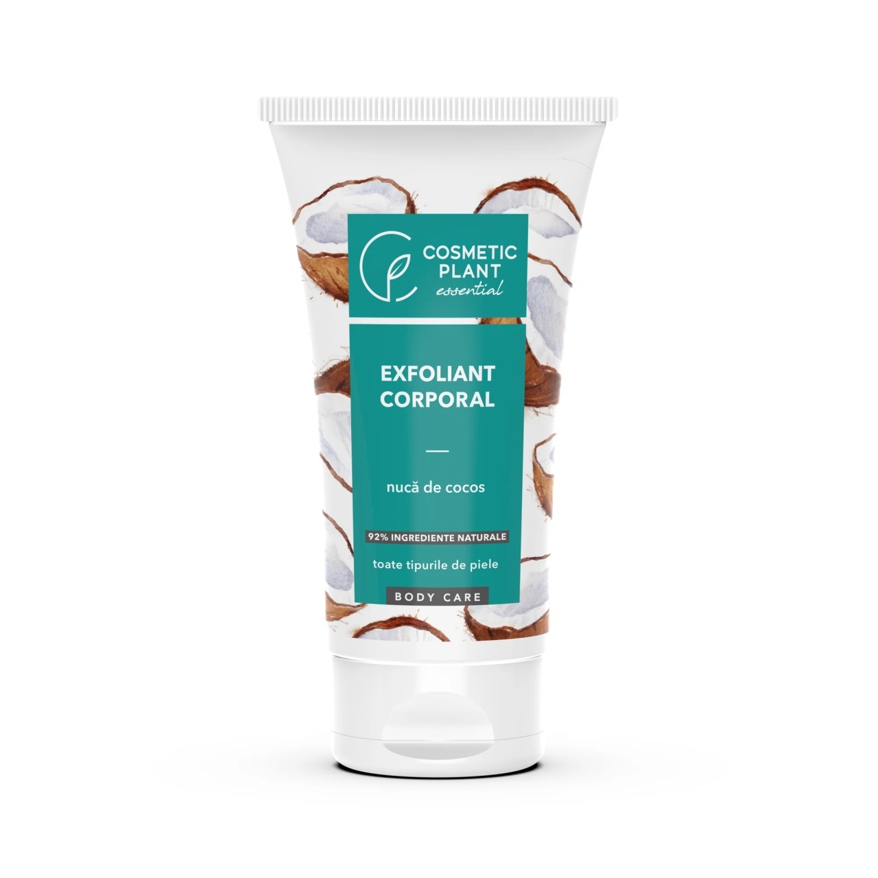 1001cosmetice.ro Exfoliant corporal cu nuca de cocos Cosmetic Plant, 150 ml