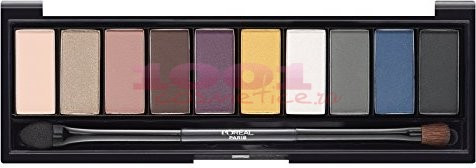 LOREAL COLOR RICHE LA PALETTE OMBREE PALETA FARDURI SMOKY BLACK - 2 | YEO