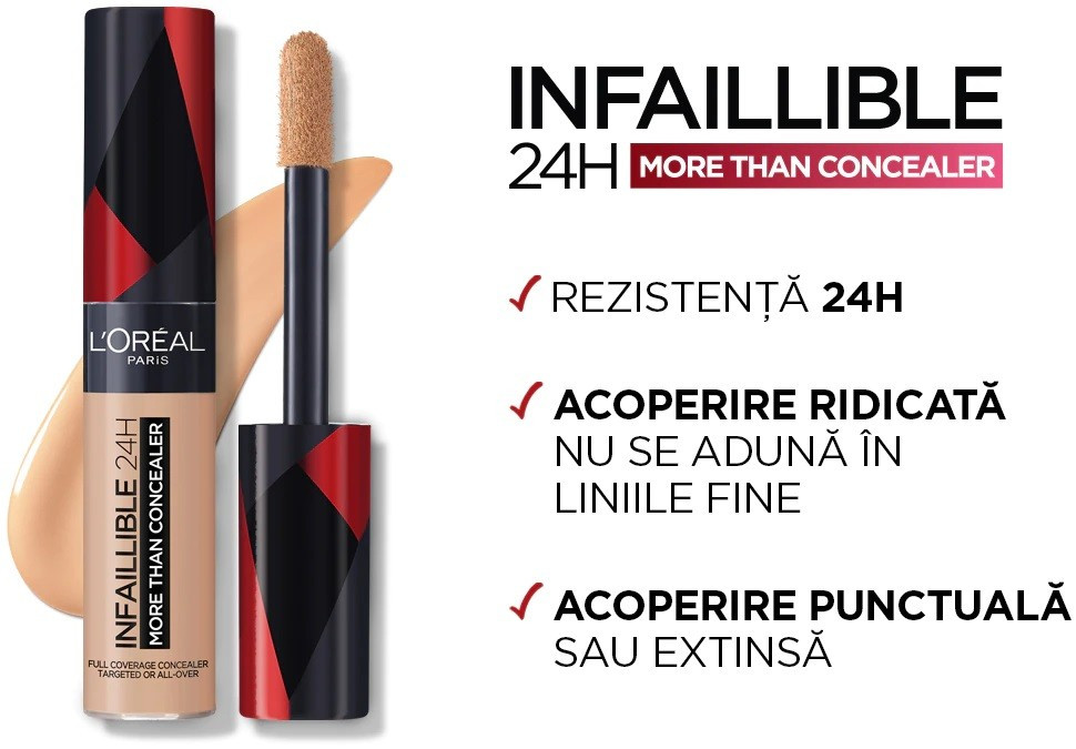 LOREAL INFAILLIBLE MORE THAN CONCEALER CREME BRULEE 328.5 - 1 | YEO