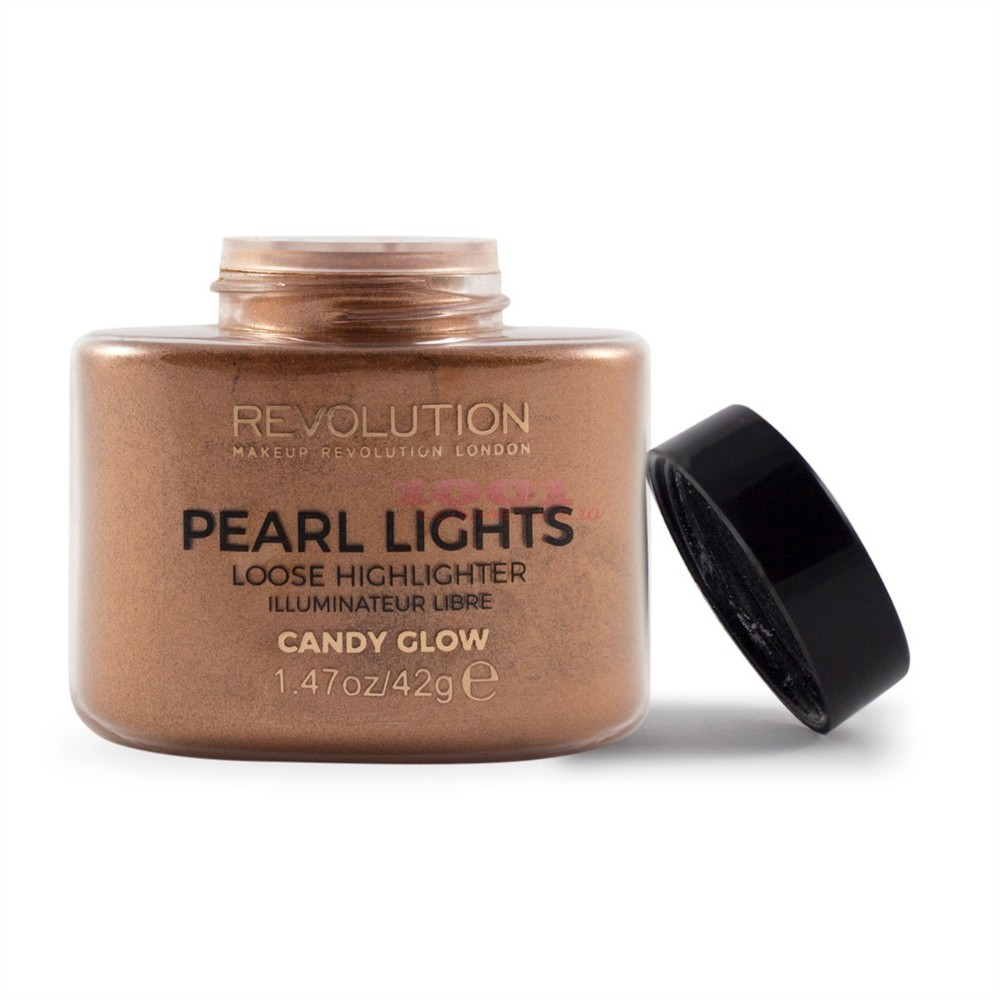 MAKEUP REVOLUTION PEARL LIGHTS LOOSE HIGHLIGTER CANDY GLOW ILUMINATOR PUDRA - 1 | YEO