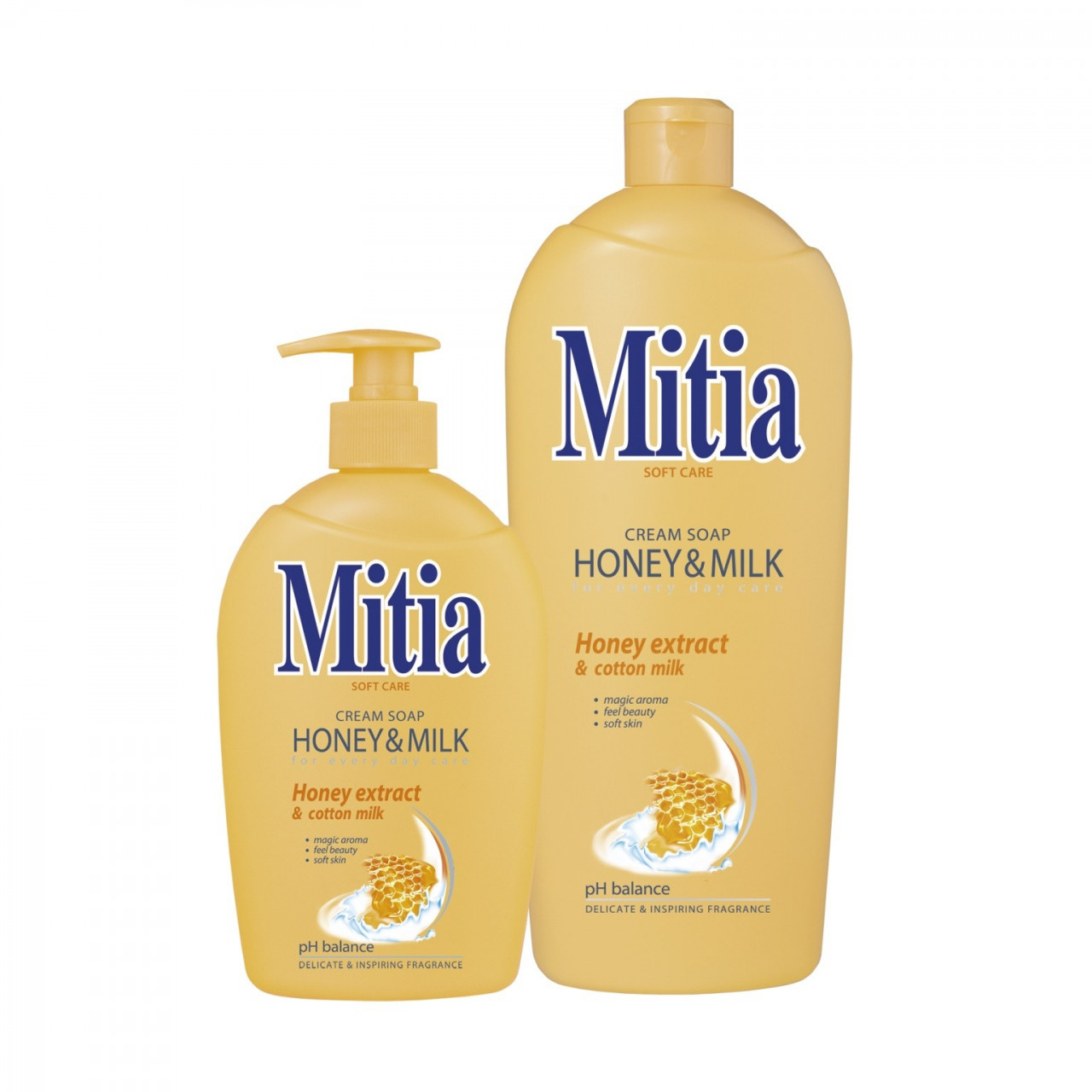 MITIA SAPUN CREMA HONEY & MILK (Optiuni de comanda: 500ml)