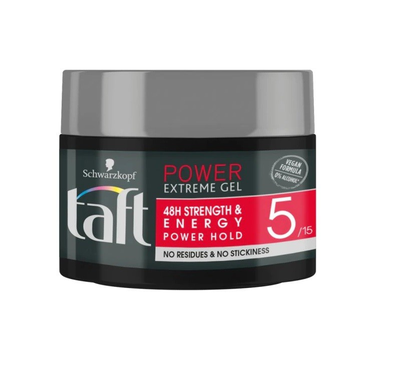 TAFT POWER EXTREME 48H STRENGHT & ENERGY HOLD GEL DE PAR