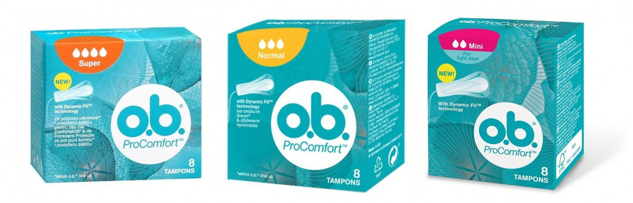 1001cosmetice.ro Tampoane ProComfort Normal, 8 bucati, O.B. (Optiuni de comanda: mini)