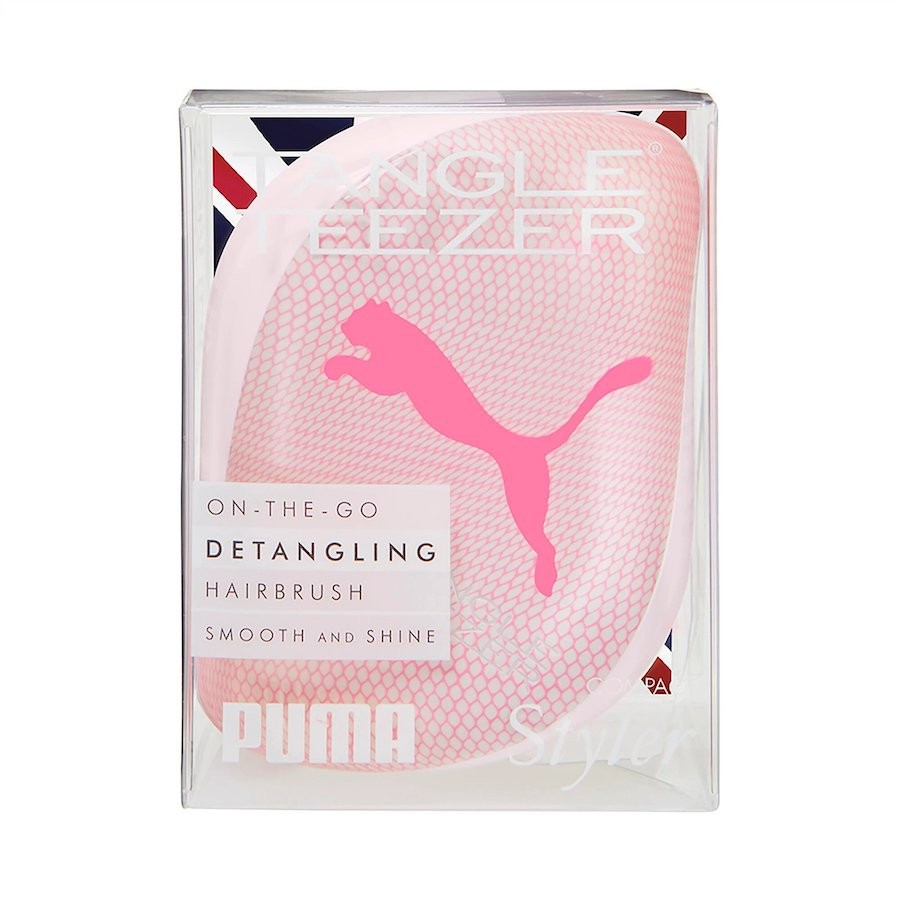 TANGLE TEEZER PUMA ON THE GO DETANGLING HAIRBRUSH SMOOTH AND SHINE PERIE MINI PENTRU DESCURCAREA PARULUI - 2 | YEO