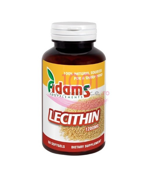 ADAMS SUPPLEMENTS LECITINA 1200 MG CUTIE 60 PASTILE GUMATE