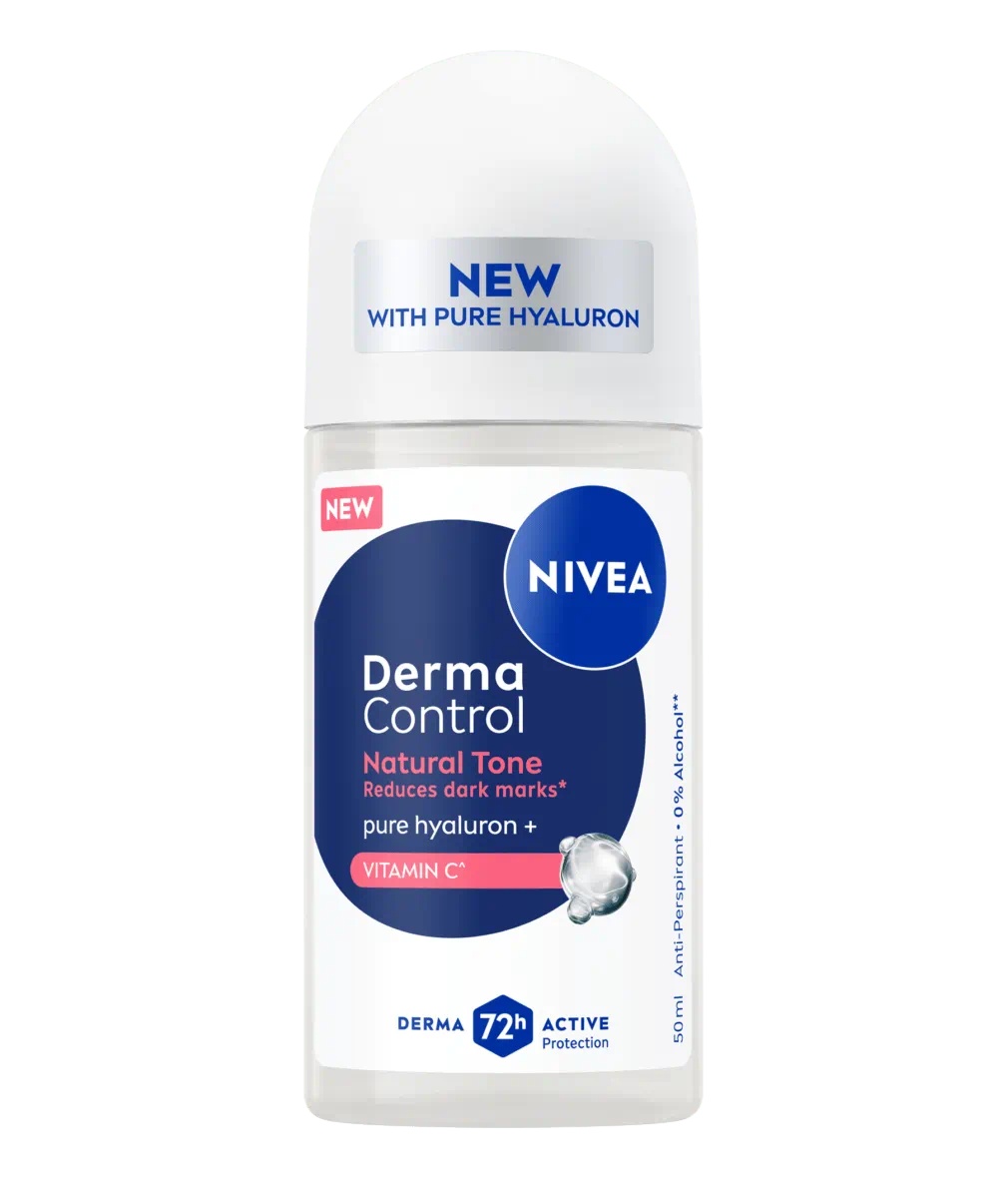 1001cosmetice.ro Antiperspirant roll-on 72h Derma Control Natural Tone, Nivea, 50 ml