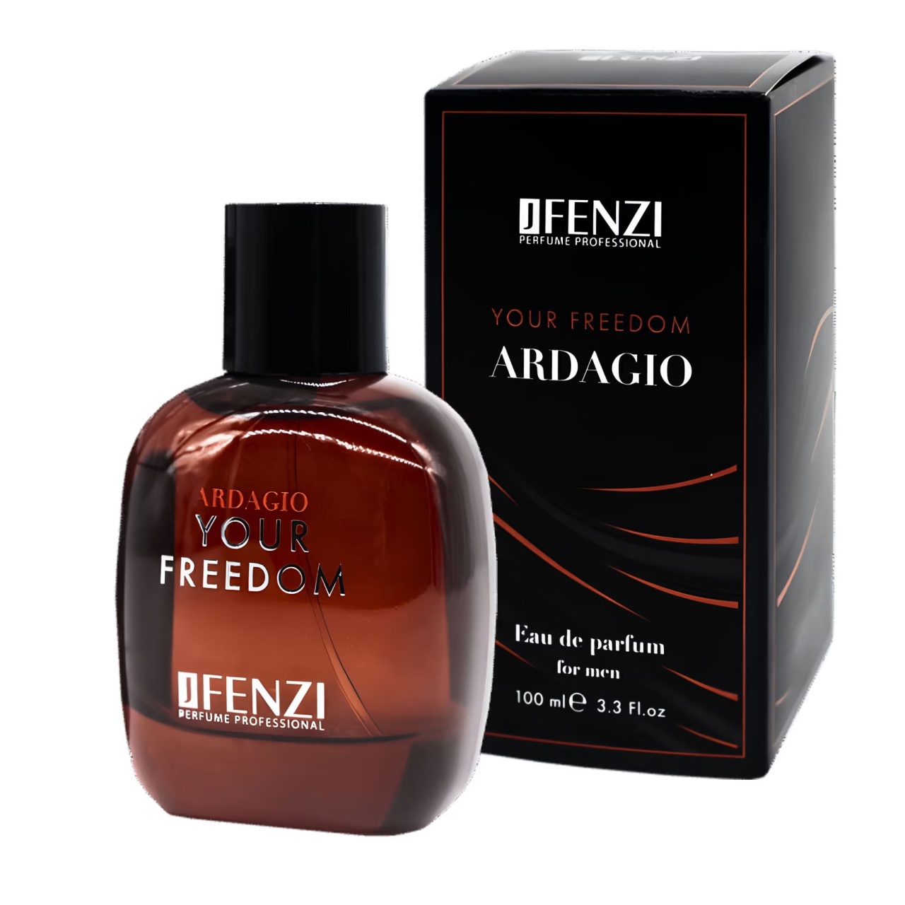 recipient condimente Apa de parfum, Your freedom, Ardagio, pentru barbati, Jfenzi, 100 ml