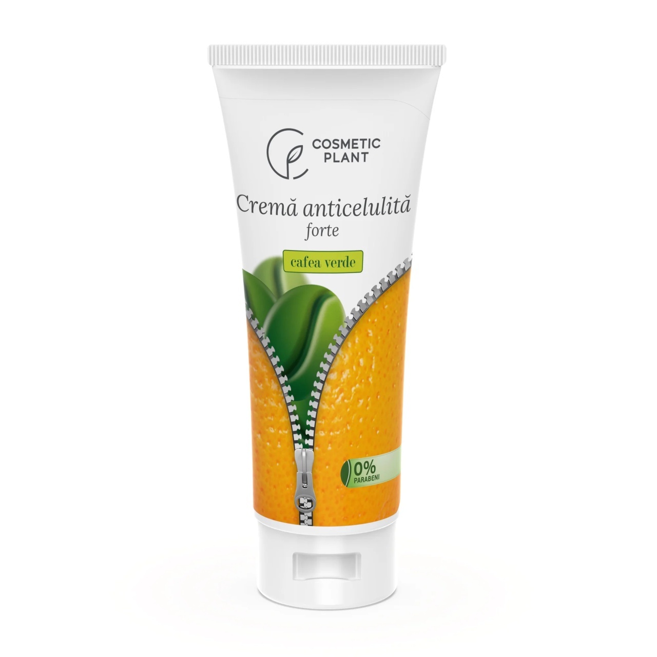 1001cosmetice.ro Crema anticelulita FORTE cu extract de cafea verde Cosmetic Plant, 200 ml