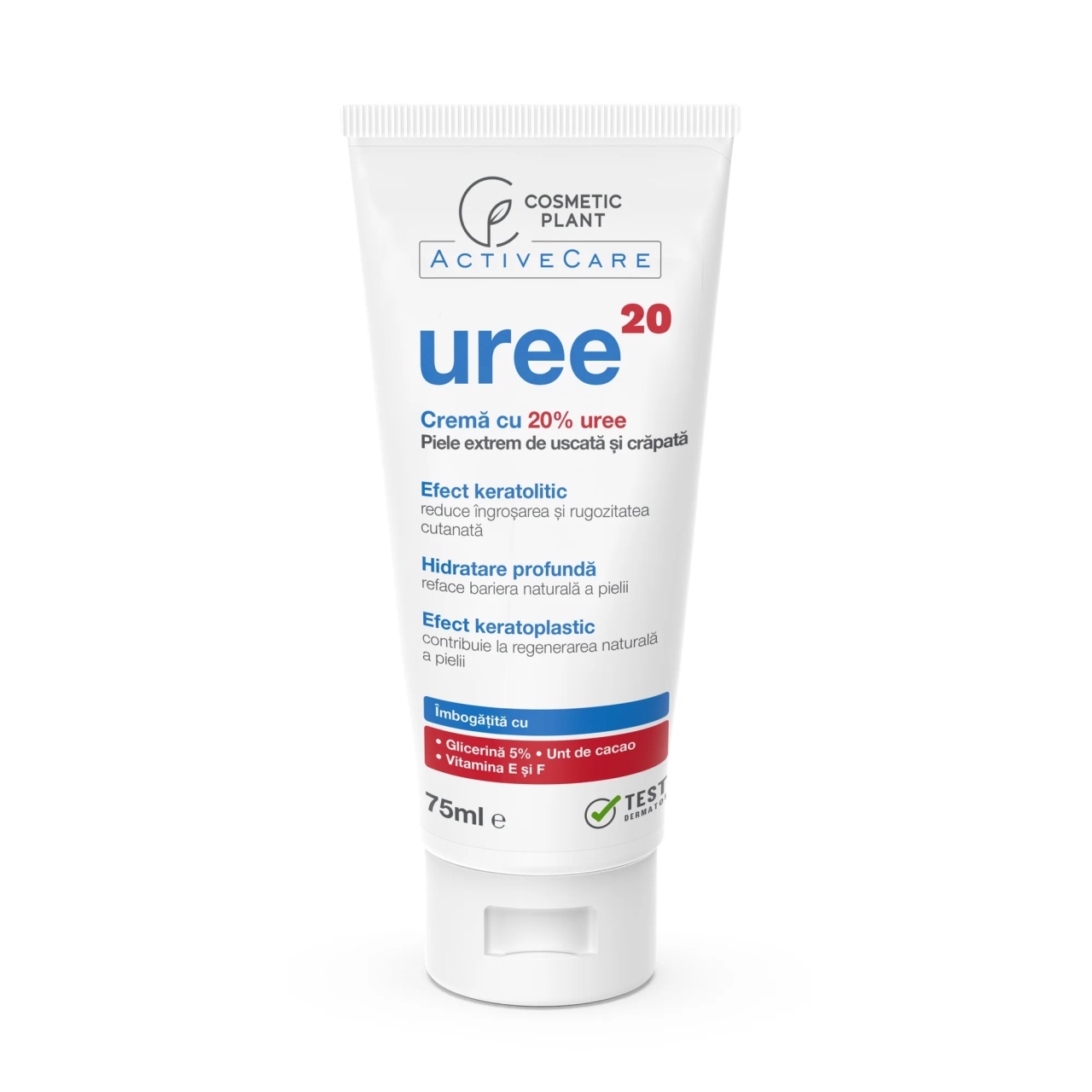 tratament hemoroizi interni care sangereaza Crema cu 20% Uree pentru piele extrem de uscata si crapata Active Care Cosmetic Plant, 75 ml