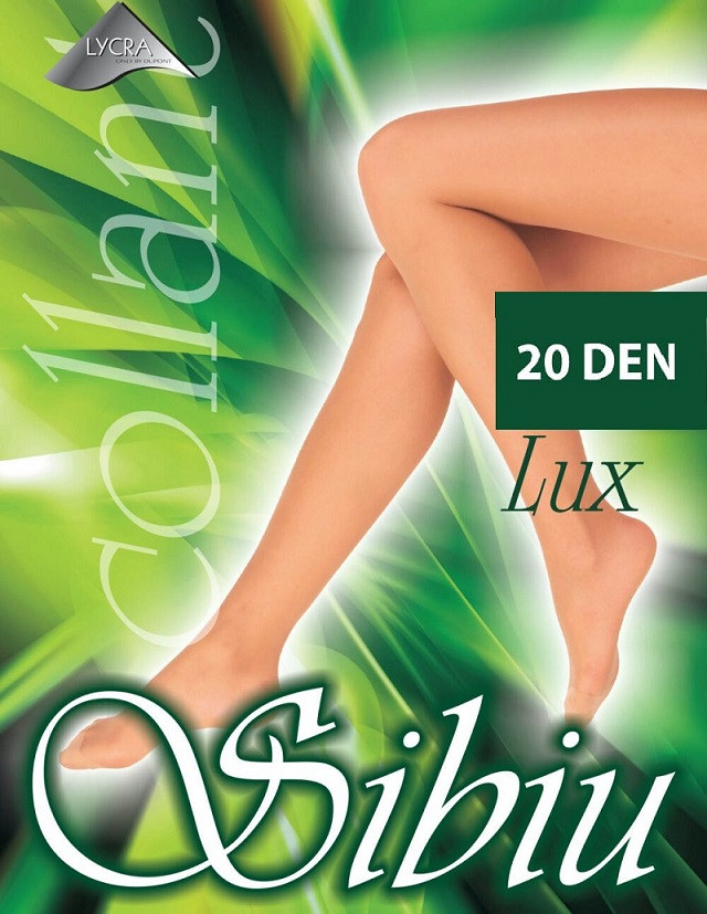 SIBIU Dresuri dama, Ciorapi Colant 20Den, Lycra, Sibiu, Culoarea Piciorului (Optiuni de comanda: 2)