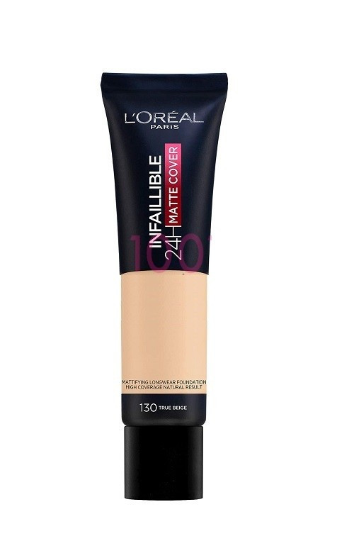 LOREAL INFAILLIBLE 24H MATTE COVER FOND DE TEN TRUE BEIGE 130