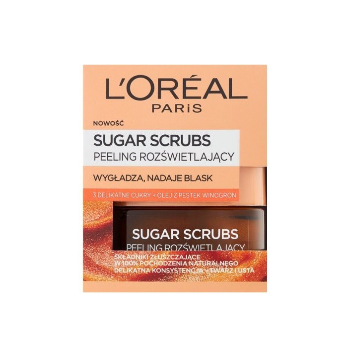 LOREAL SUGAR SCRUBS PEELING PENTRU FATA - 2 | YEO