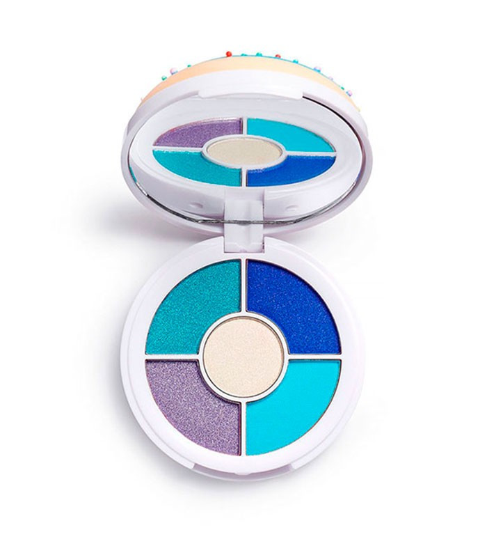 MAKEUP REVOLUTION I HEART REVOLUTION DONUTS BLUEBERRY CRUSH PALETA 5 FARDURI DE PLEOAPE - 3 | YEO