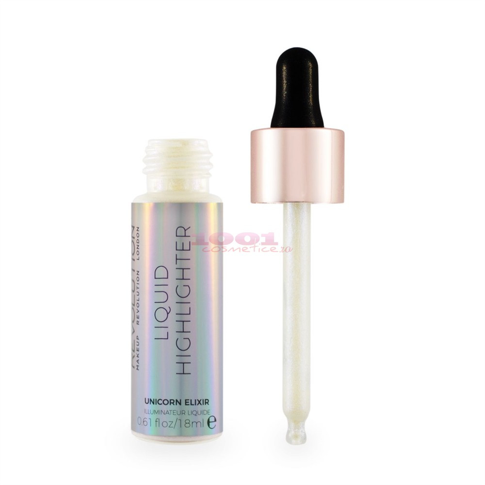 MAKEUP REVOLUTION LIQUID HIGHLITER ILUMINATOR UNICORN ELIXIR - 1 | YEO