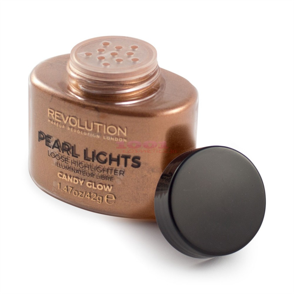 MAKEUP REVOLUTION PEARL LIGHTS LOOSE HIGHLIGTER CANDY GLOW ILUMINATOR PUDRA - 2 | YEO