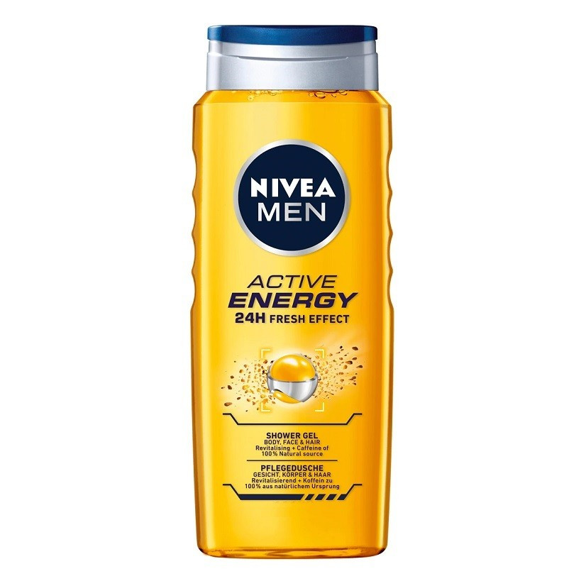 NIVEA MEN ACTIVE ENERGY GEL DE DUS (Optiuni de comanda: 250ml) - 1 | YEO