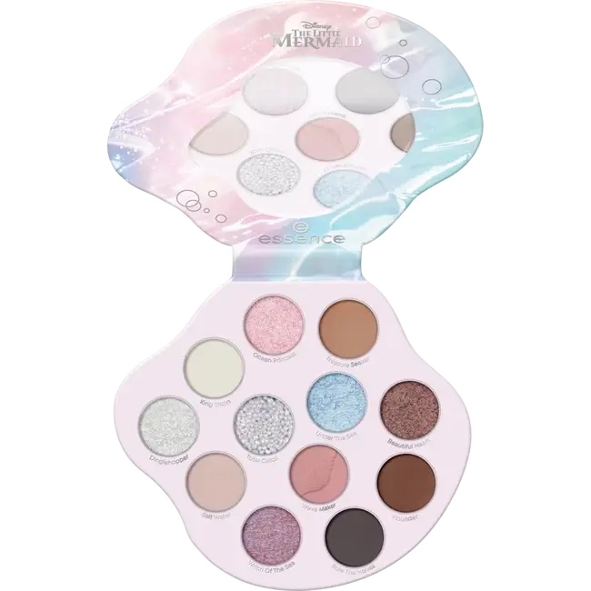 1001cosmetice.ro Paleta de farduri de pleoape Colectia Disney The Little Mermaid 02 · Mermaids Have More Fun Essence