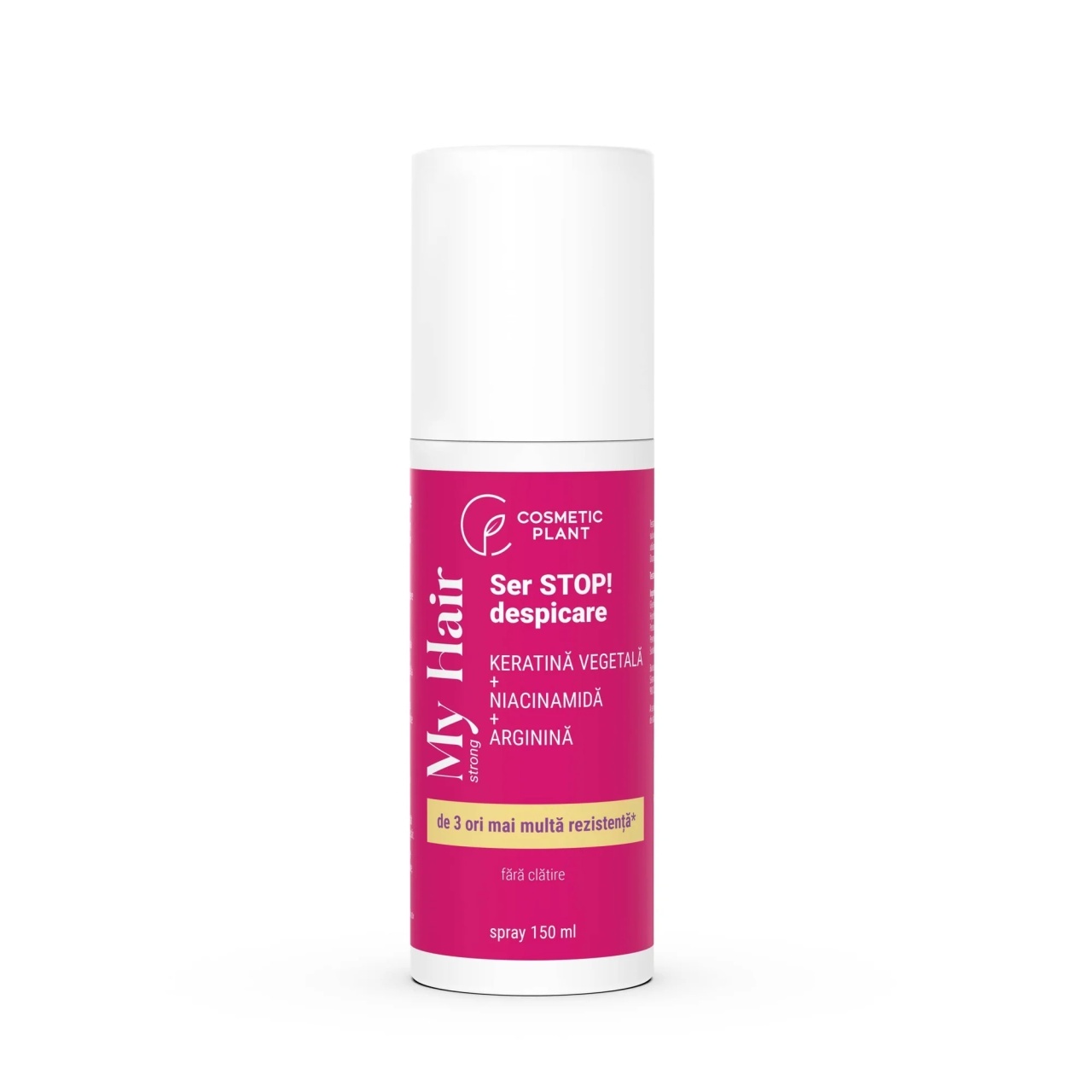 1001cosmetice.ro Ser pentru par deteriorat My Hair Strong – Ser STOP! despicare Cosmetic Plant, 150 ml