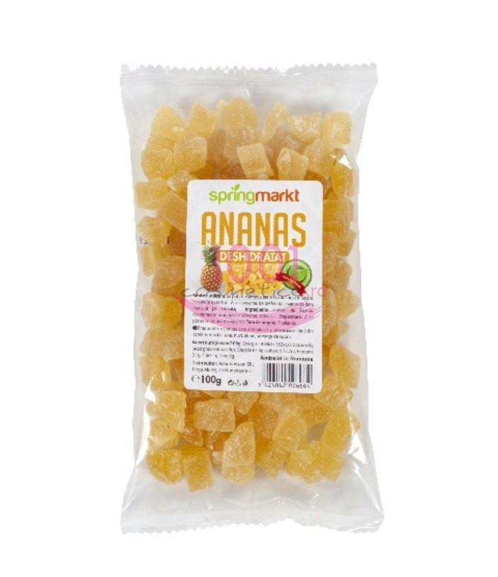 SPRINGMARKT ANANAS DESHIDRATAT 250 G