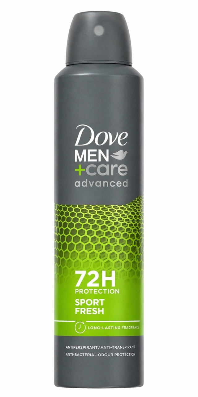 1001cosmetice.ro Antiperspirant spray, Sport Fresh 72h, Dove Men, 250 ml