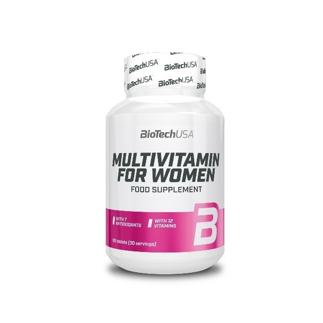 BIOTECH USA MULTIVITAMIN FOR WOMEN SUPLIMENTE ALIMENTARE CU MULTIVITAMINE PENTRU FEMEI 60 TABLETE