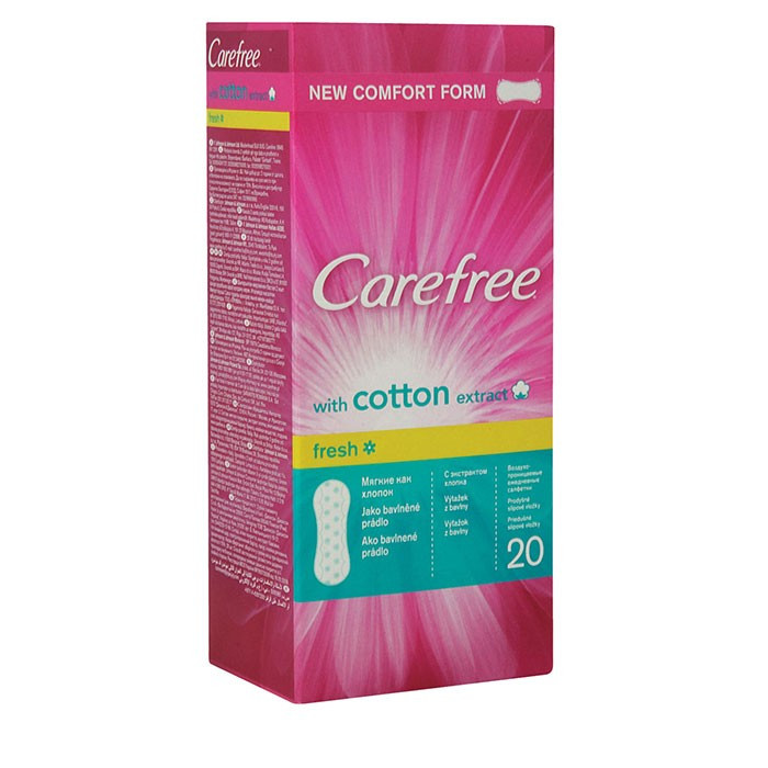 CAREFREE ABSORBANTE ZILNICE COTTON FRESH 20 BUCATI - 1 | YEO