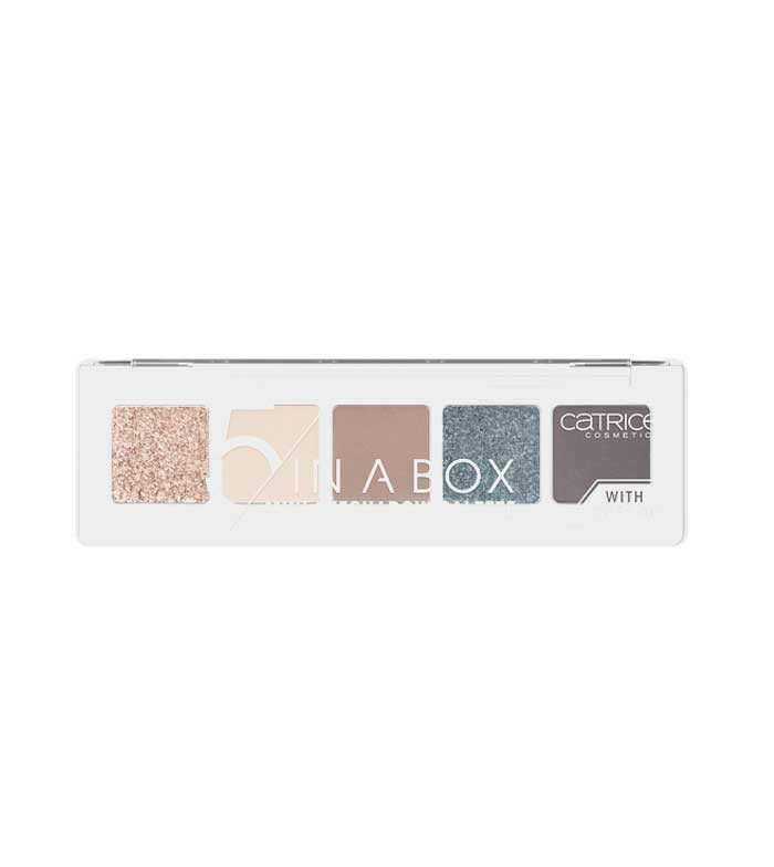 CATRICE 5 IN A BOX MINI EYESHADOW PALETTE PALETA DE FARDURI MINI MODERN SMOKEY LOOK 040