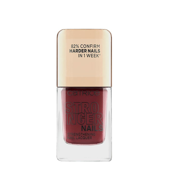 CATRICE STRONGER NAILS STRENGHTENING NAIL LACQUER LAC DE UNGHII INTARITOR POWERFUL RED 01