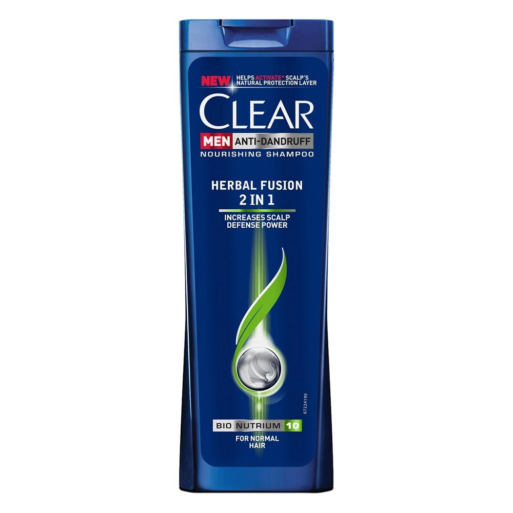 CLEAR MEN HERBAL FUSION 2IN1 SAMPON ANTIMATREATA WITH HERBAL EXTRACT (Optiuni de comanda: 250ml)