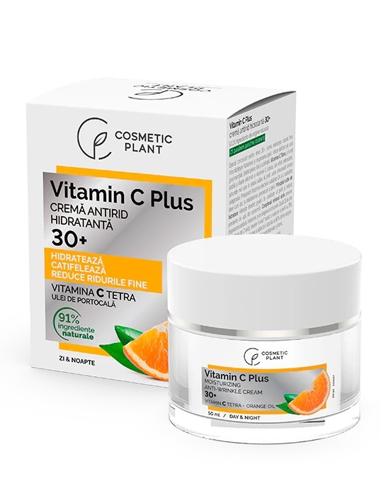 jutavit c vitamin Crema antirid hidratantă 30+ Vitamin C Plus Cosmetic Plant, 50 ml
