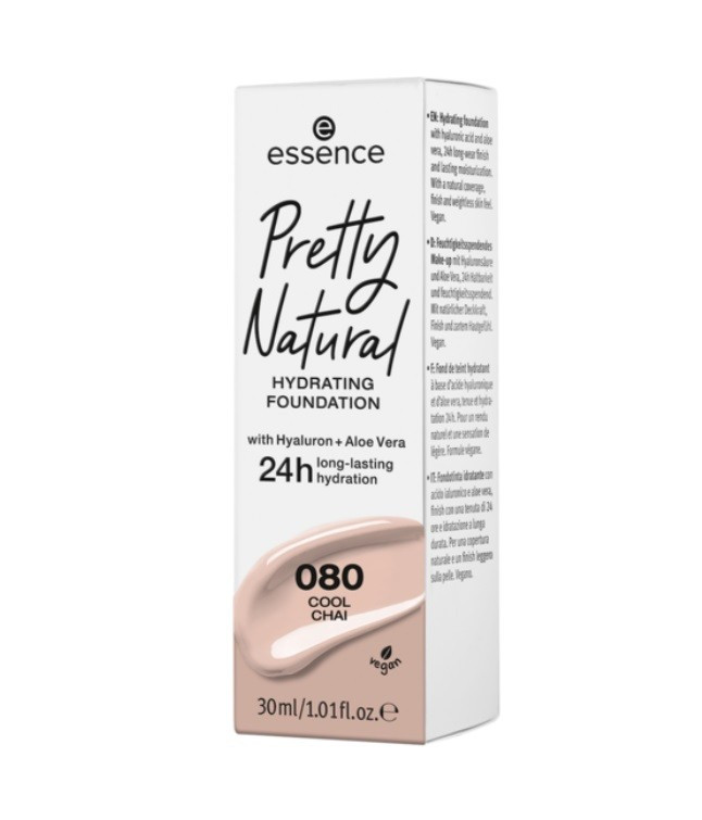 ESSENCE PRETTY NATURAL FOND DE TEN HIDRATANT COOL CHAI 080