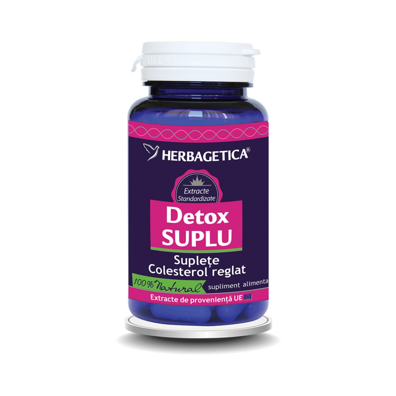 HERBAGETICA SUPLIMENTE ALIMENTARE DETOX SUPLU 60 DE CAPSULE