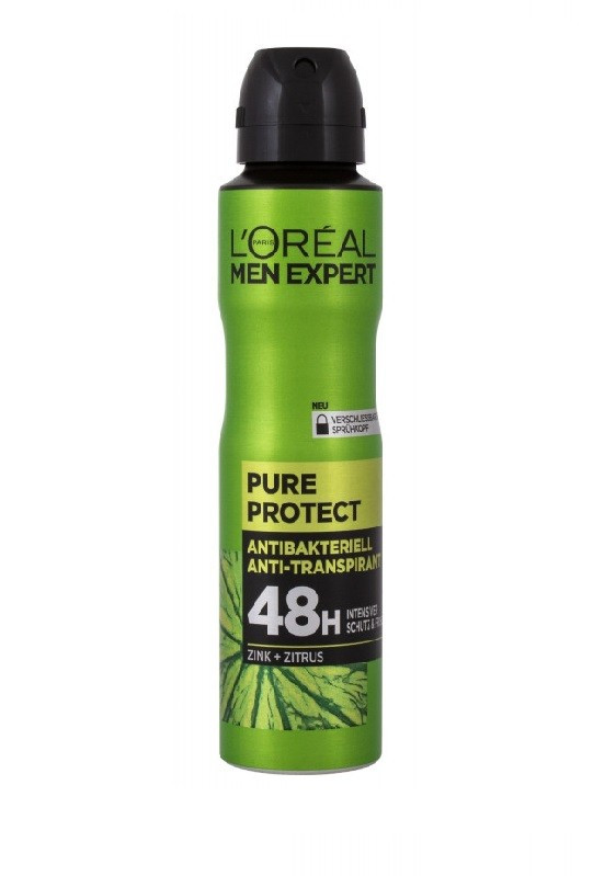 LOREAL MEN EXPERT PURE PROTECT 48H ANTIPERSPIRANT SPRAY