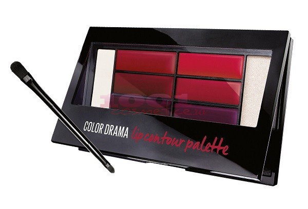 MAYBELLINE COLOR DRAMA LIP CONTOUR PALETTE PALETA DE BUZE 01 CRIMSON VIXEN - 1 | YEO