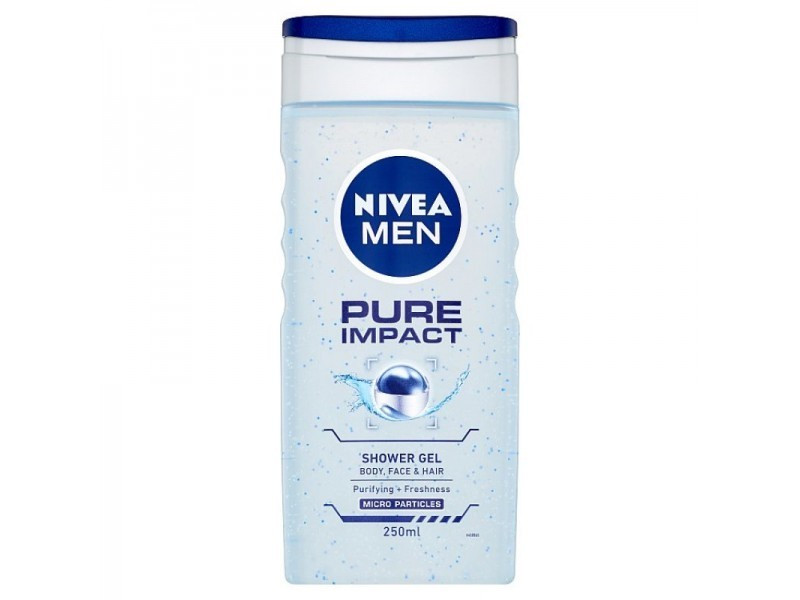 NIVEA MEN PURE IMPACT GEL DE DUS (Optiuni de comanda: 250 ml)