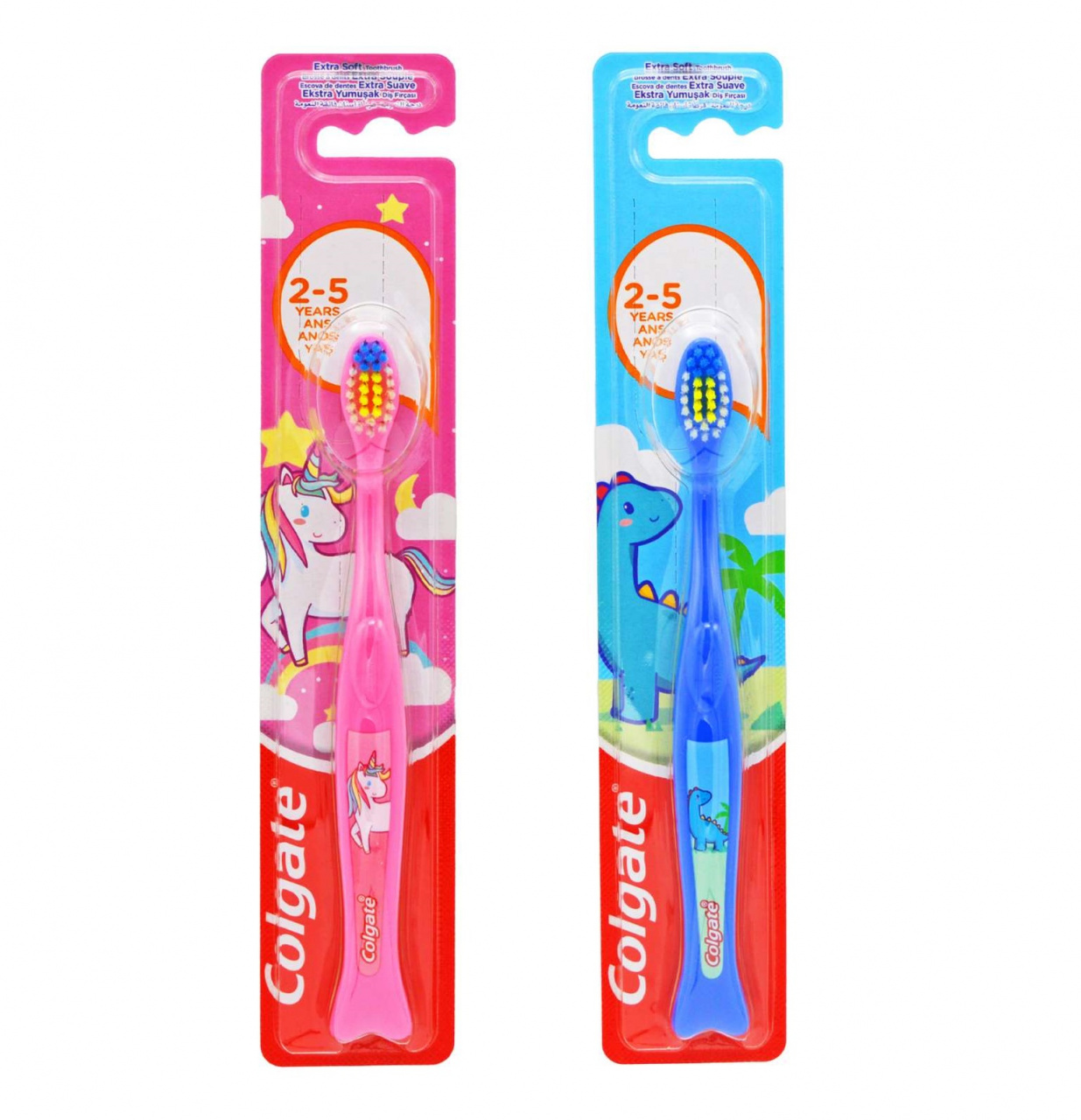 1001cosmetice.ro Periuta de dinti pentru copii, 2-5 ani, Extra Soft, Colgate (Optiuni de comanda: Roz)
