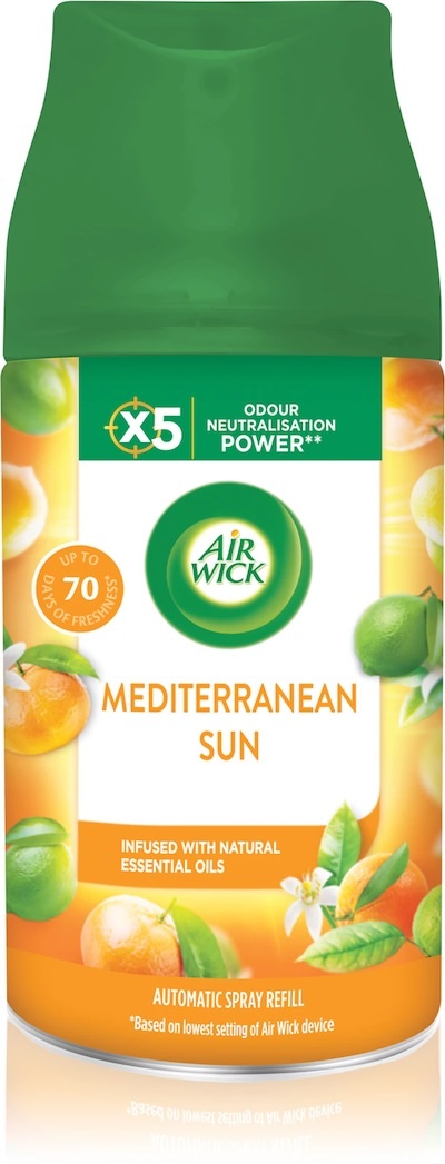1001cosmetice.ro Rezerva odorizant automat de camera Mediterranean Sun Air Wick, 250 ml